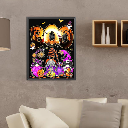 Funny Halloween - Full Round Drill Diamond Painting 30*40CM