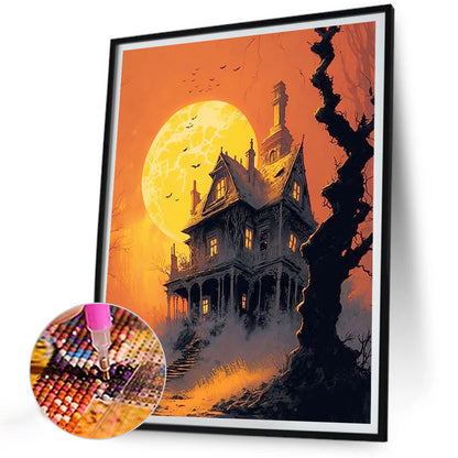 Halloween Night - Full Round Drill Diamond Painting 30*40CM