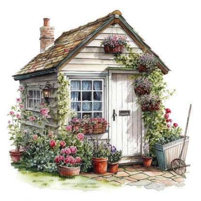 Cozy Cabin - Full Round Drill Diamond Painting 30*30CM
