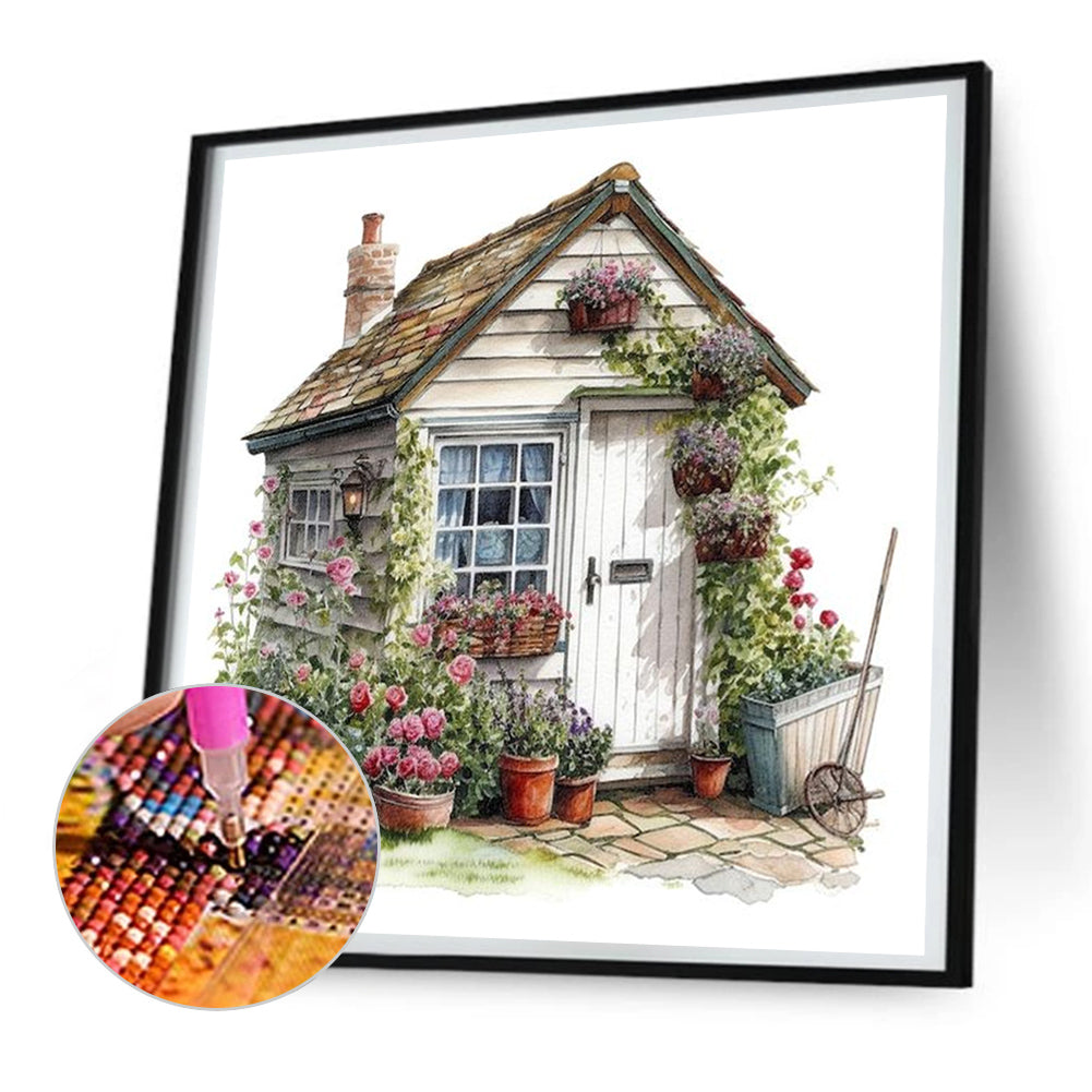 Cozy Cabin - Full Round Drill Diamond Painting 30*30CM