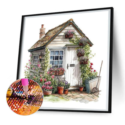 Cozy Cabin - Full Round Drill Diamond Painting 30*30CM