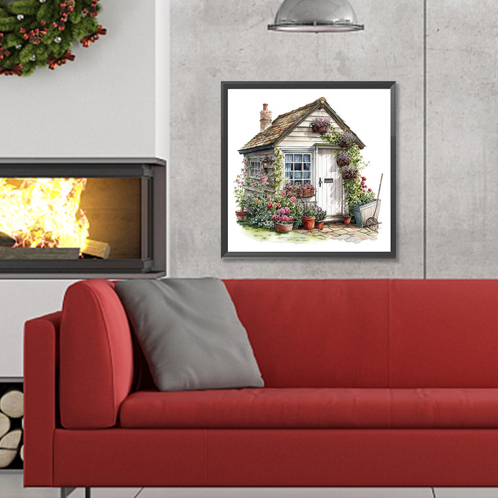 Cozy Cabin - Full Round Drill Diamond Painting 30*30CM