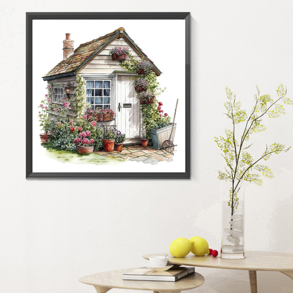 Cozy Cabin - Full Round Drill Diamond Painting 30*30CM