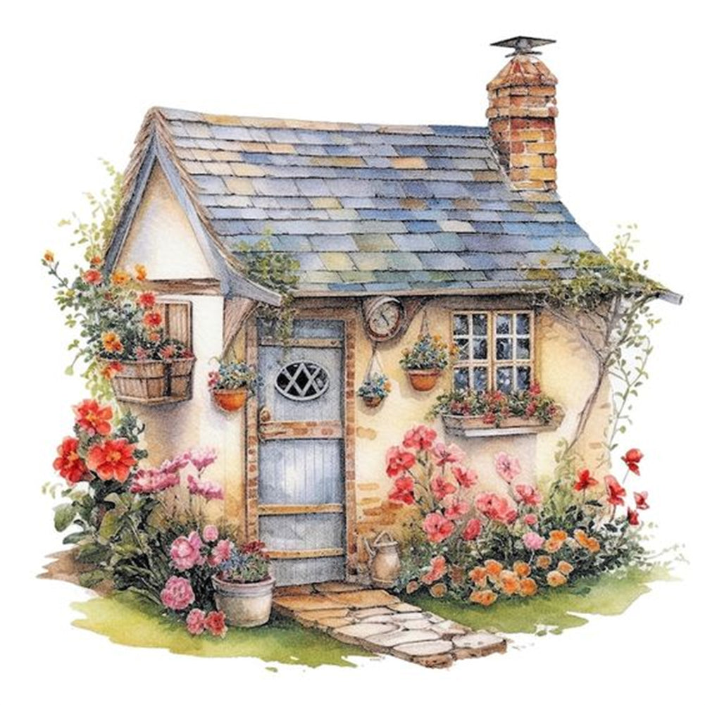 Cozy Cabin - Full Round Drill Diamond Painting 30*30CM