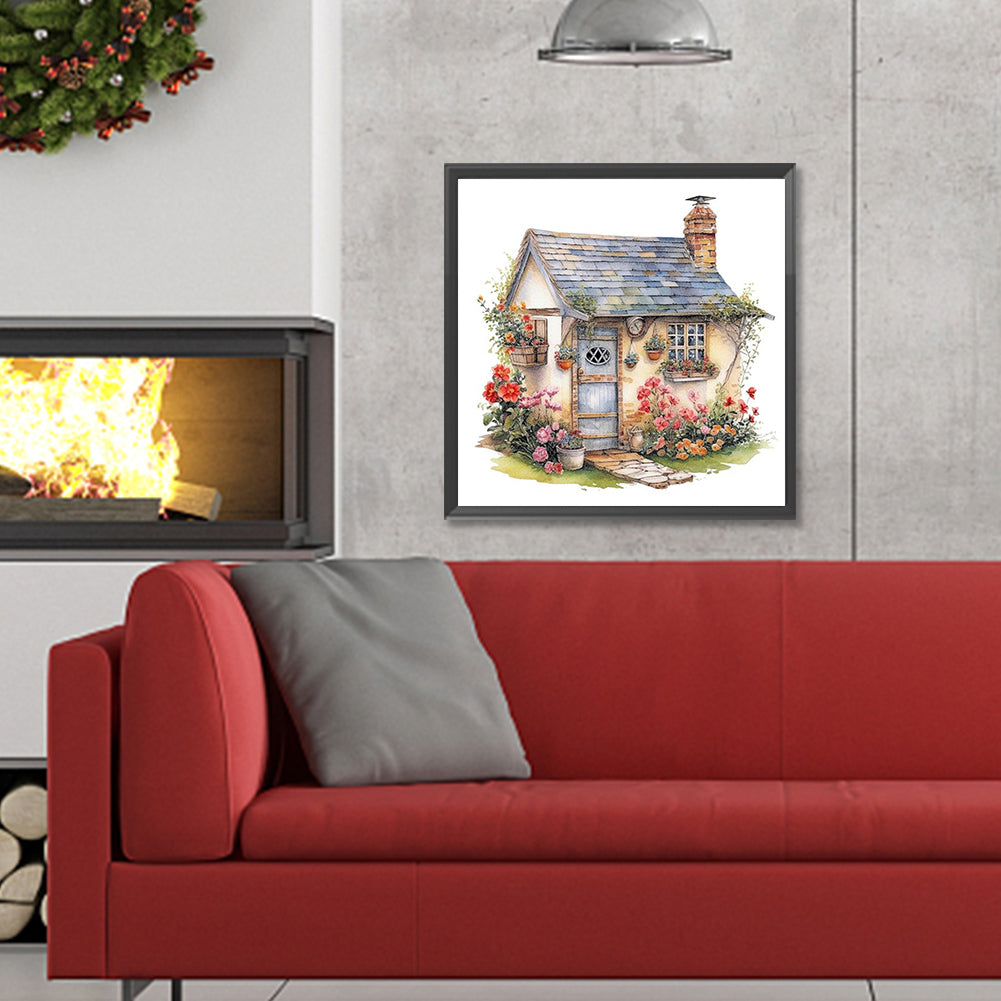 Cozy Cabin - Full Round Drill Diamond Painting 30*30CM