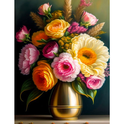 Bouquet - Full Square Drill Diamond Painting 30*40CM