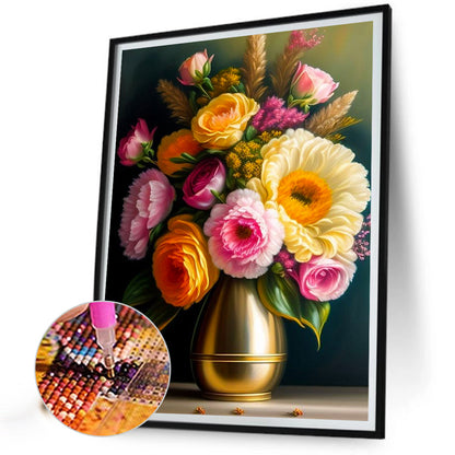 Bouquet - Full Square Drill Diamond Painting 30*40CM