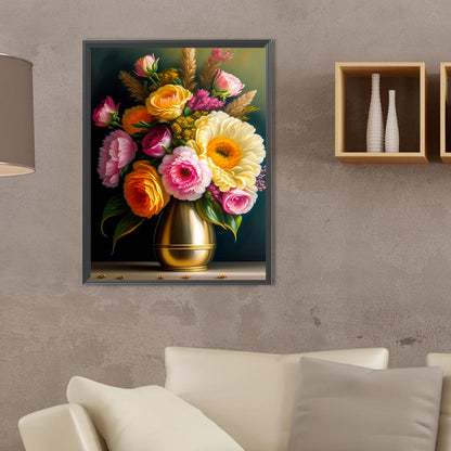 Bouquet - Full Square Drill Diamond Painting 30*40CM