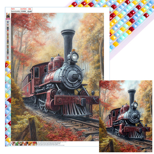 Train - Full Square Drill Diamond Painting 45*60CM