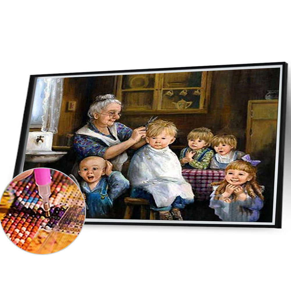 Warm Family - Full Square Drill Diamond Painting 40*30CM