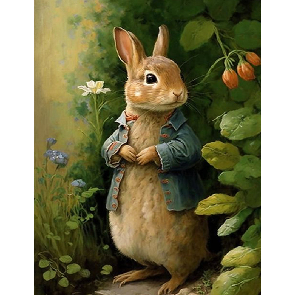 Rabbit - Full Square Drill Diamond Painting 30*40CM