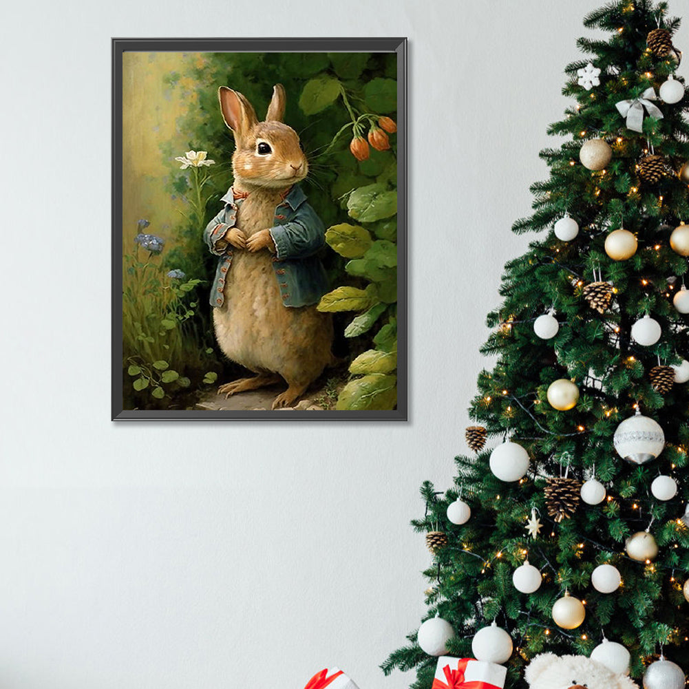 Rabbit - Full Square Drill Diamond Painting 30*40CM