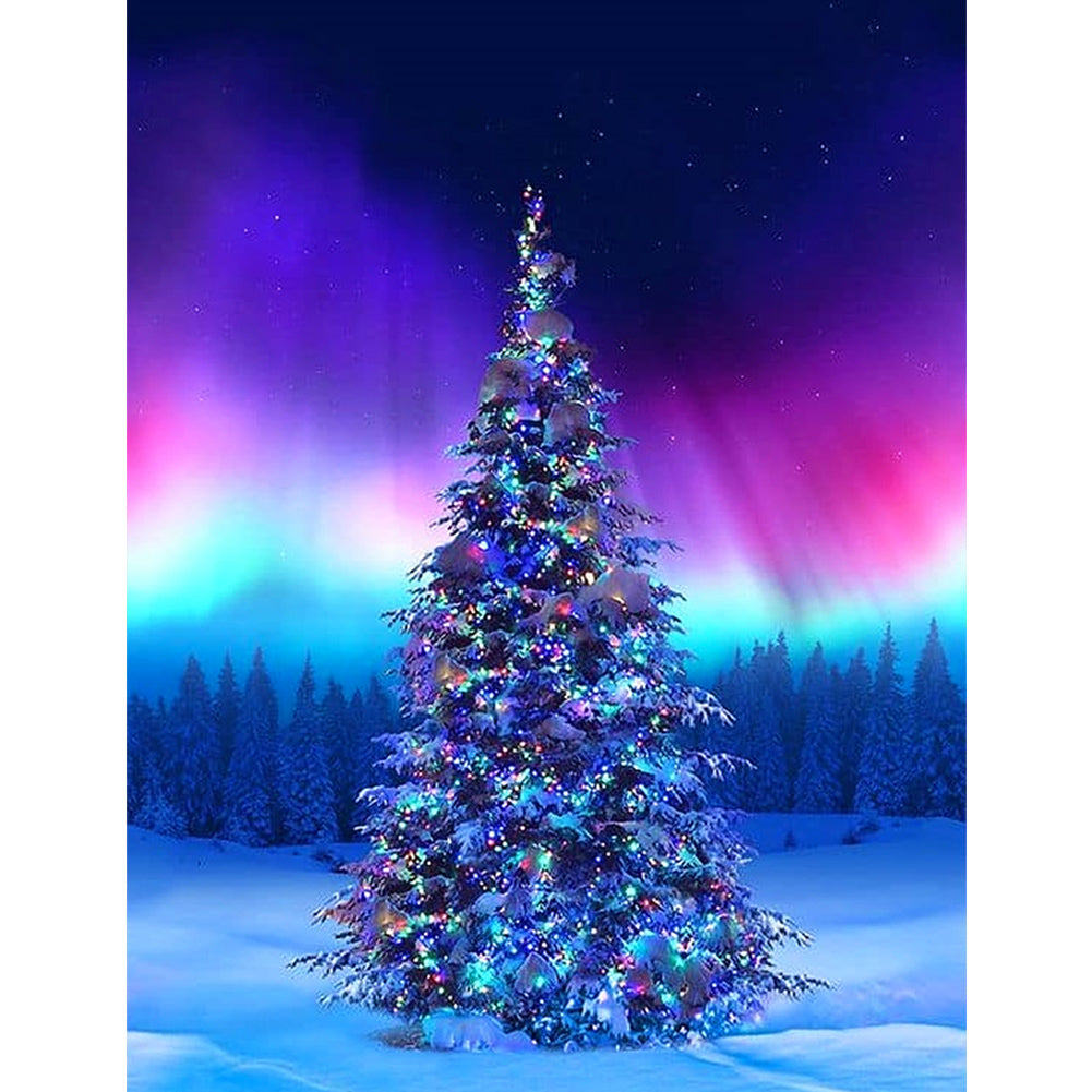 Christmas Tree - Full Square Drill Diamond Painting 30*40CM