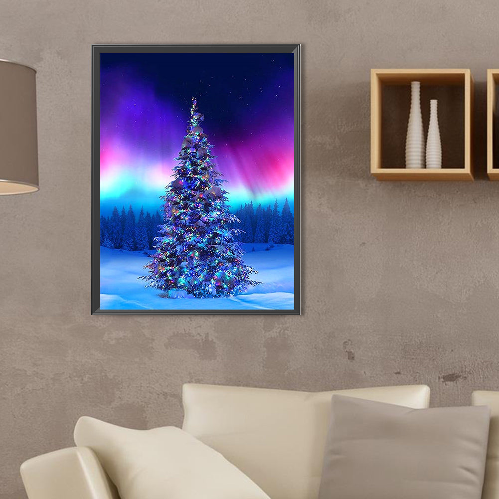 Christmas Tree - Full Square Drill Diamond Painting 30*40CM