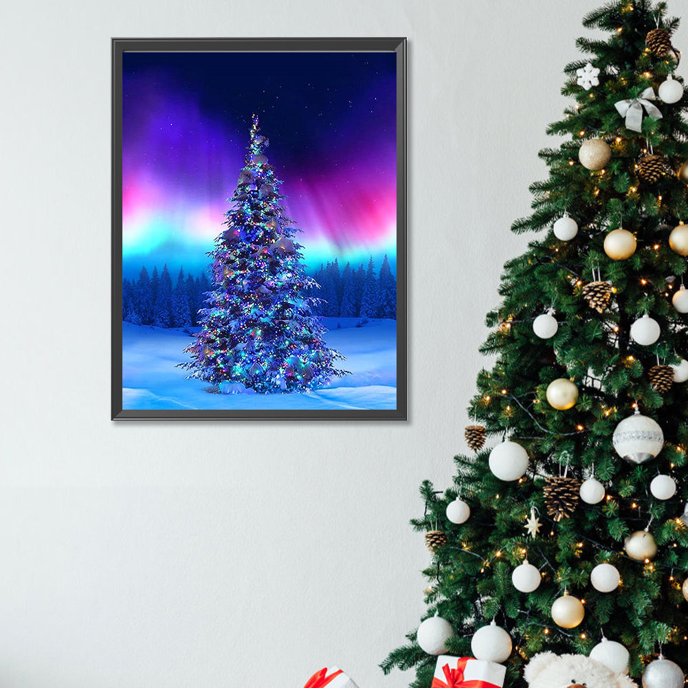 Christmas Tree - Full Square Drill Diamond Painting 30*40CM