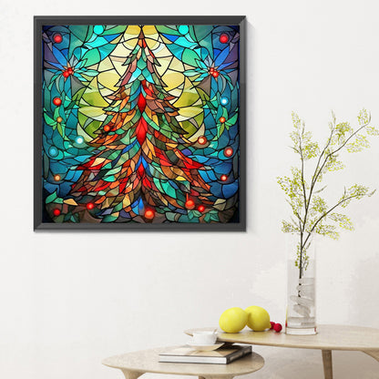 Christmas Tree - Full Round Drill Diamond Painting 30*30CM