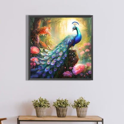 Peacock - Full Square Drill Diamond Painting 40*40CM