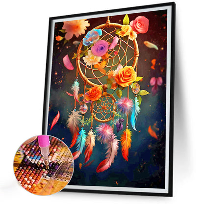 Floating Dream Catcher - Full Round Drill Diamond Painting 30*40CM