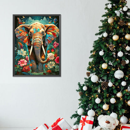 Elephant - Full Round Drill Diamond Painting 30*40CM