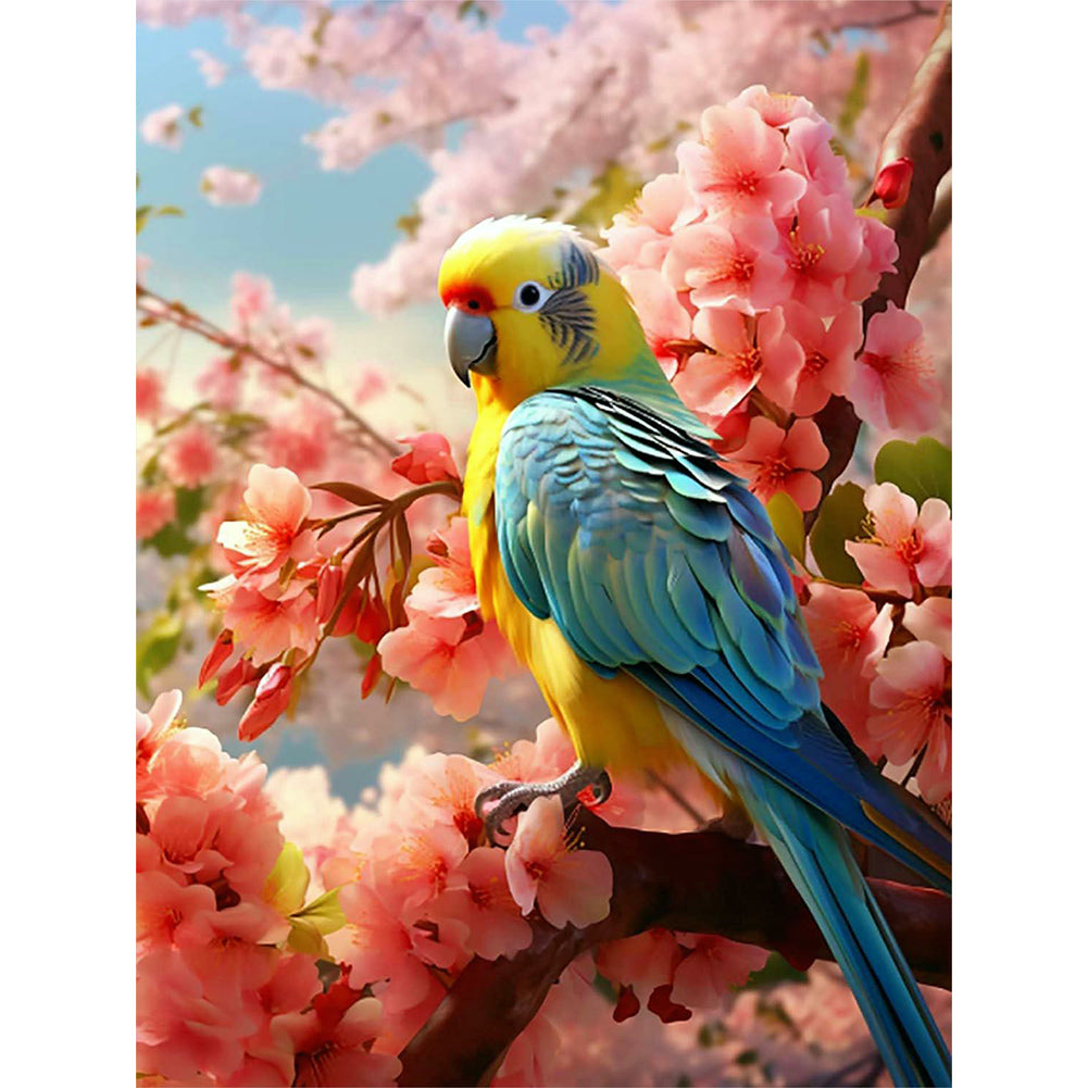 Parrot - Full Round Drill Diamond Painting 30*40CM