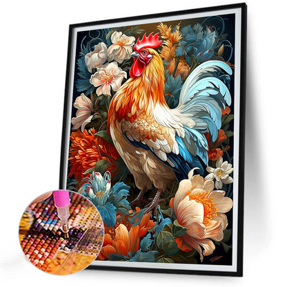 Rooster - Full Round Drill Diamond Painting 30*40CM