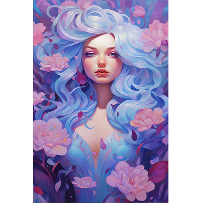 Flower Fairy - Full Square Drill Diamond Painting 40*60CM