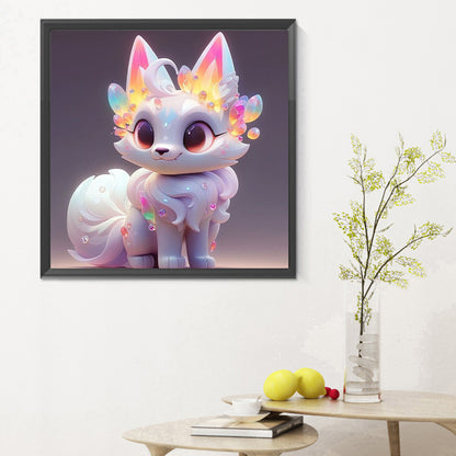 Gem Fox - Full Round Drill Diamond Painting 30*30CM