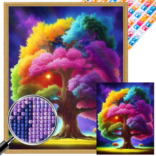 Four Seasons Tree - Full AB Dril Square Diamond Painting 40*50CM