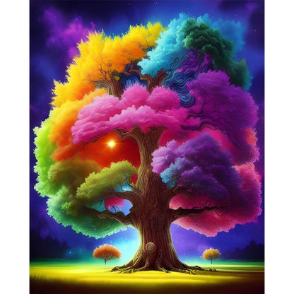 Four Seasons Tree - Full AB Dril Square Diamond Painting 40*50CM