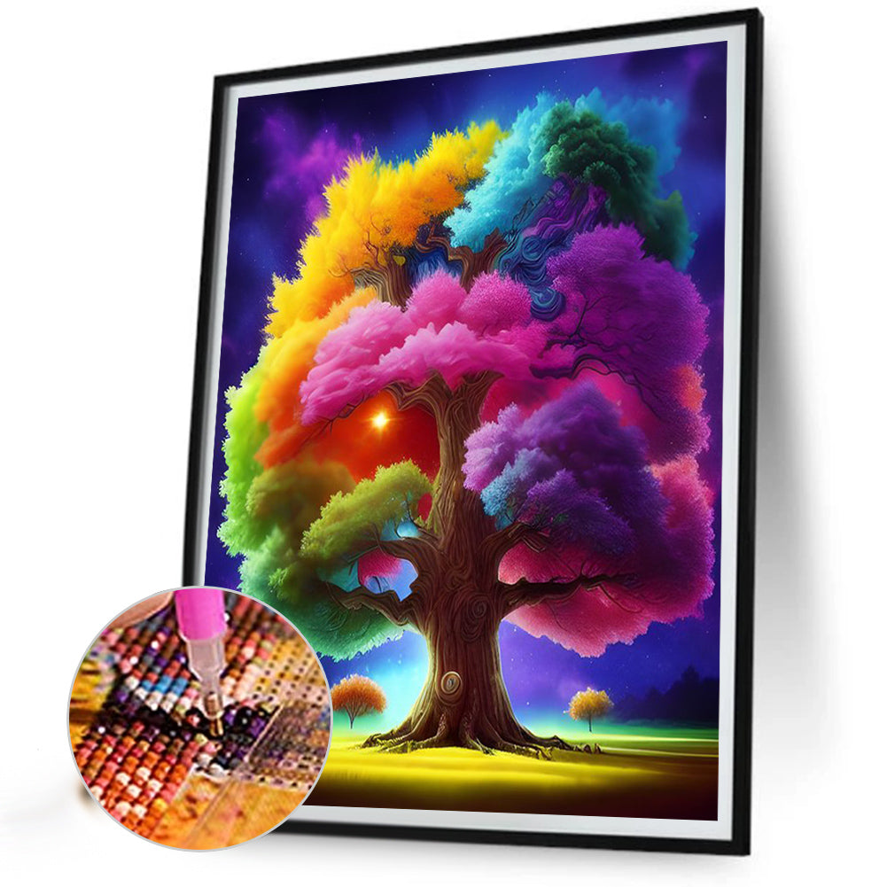 Four Seasons Tree - Full AB Dril Square Diamond Painting 40*50CM