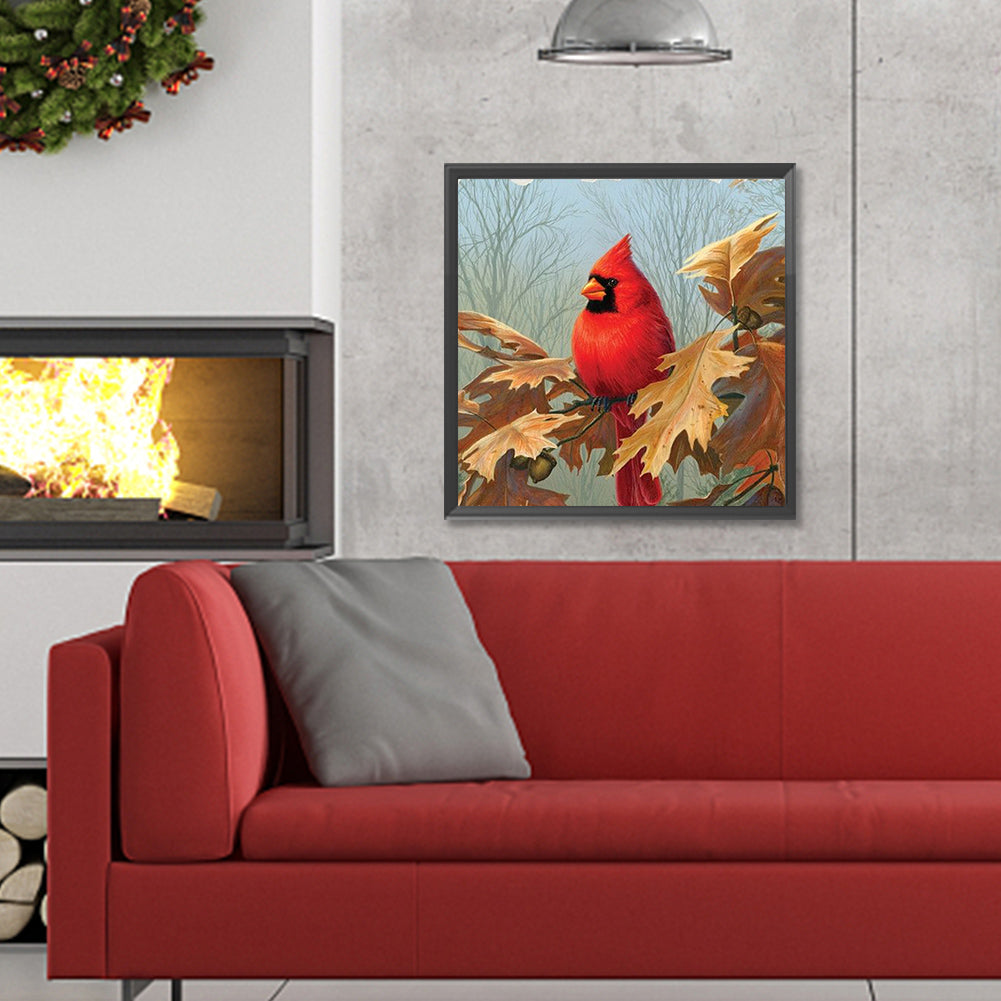 Cardinal - Full Round Drill Diamond Painting 30*30CM