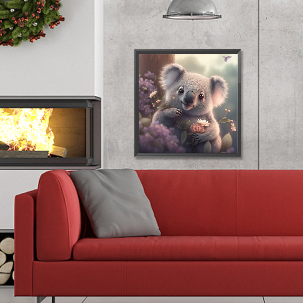 Koala - Full Round Drill Diamond Painting 30*30CM