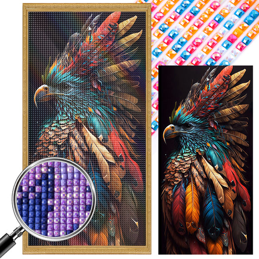 Siberian Eagle - Full AB Dril Square Diamond Painting 40*80CM