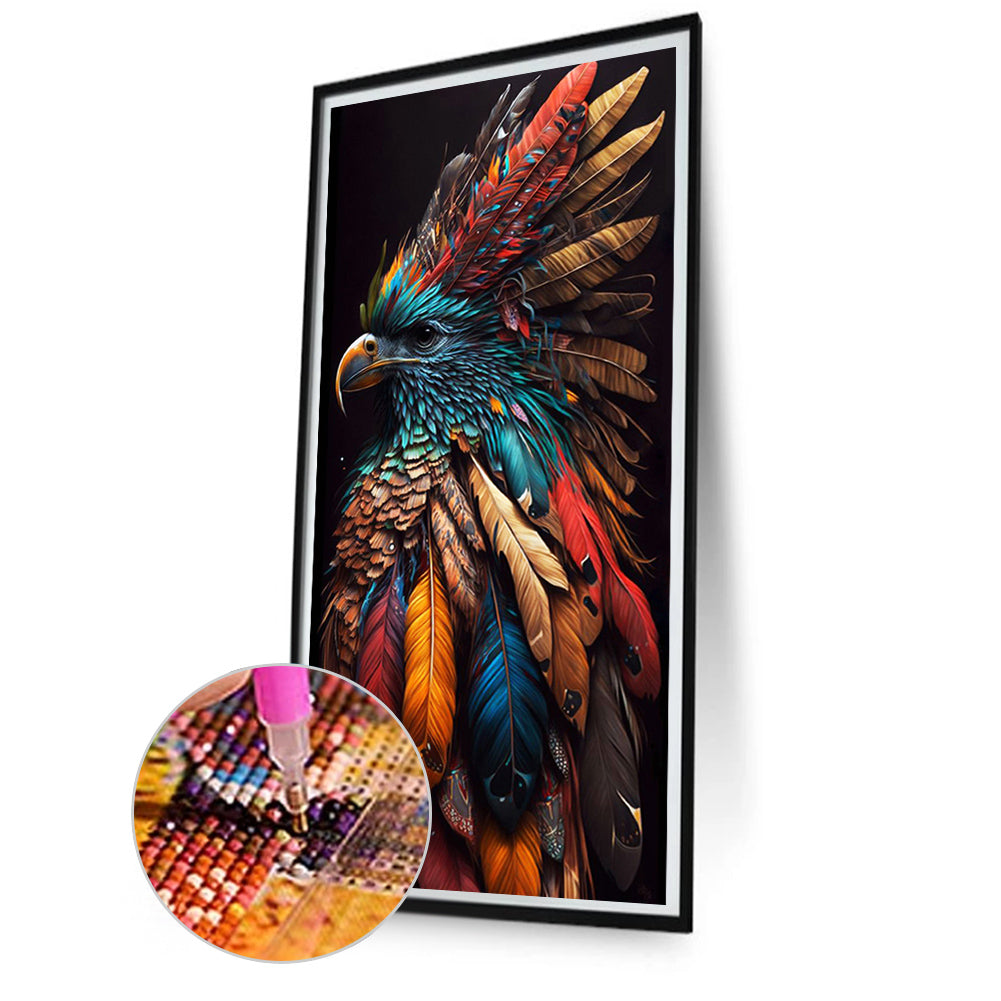 Siberian Eagle - Full AB Dril Square Diamond Painting 40*80CM