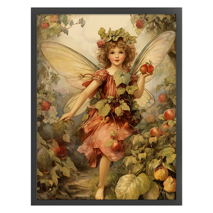 Retro Butterfly Girl - 11CT Stamped Cross Stitch 50*65CM