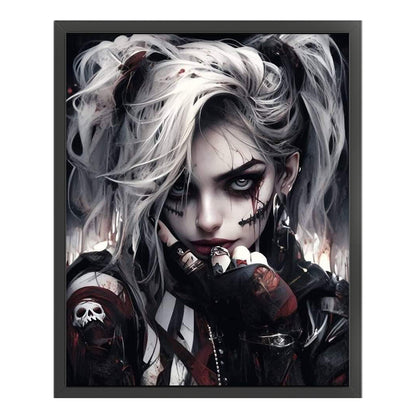 Harley Quinn - 11CT Stamped Cross Stitch 50*60CM