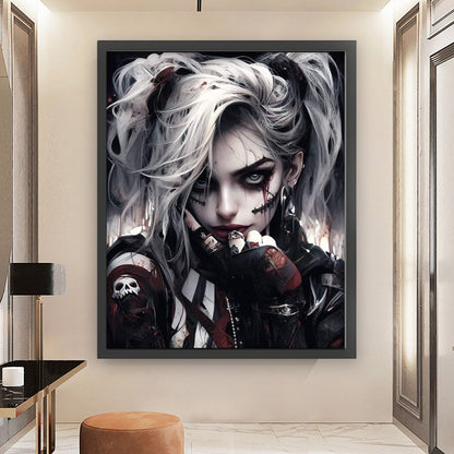 Harley Quinn - 11CT Stamped Cross Stitch 50*60CM