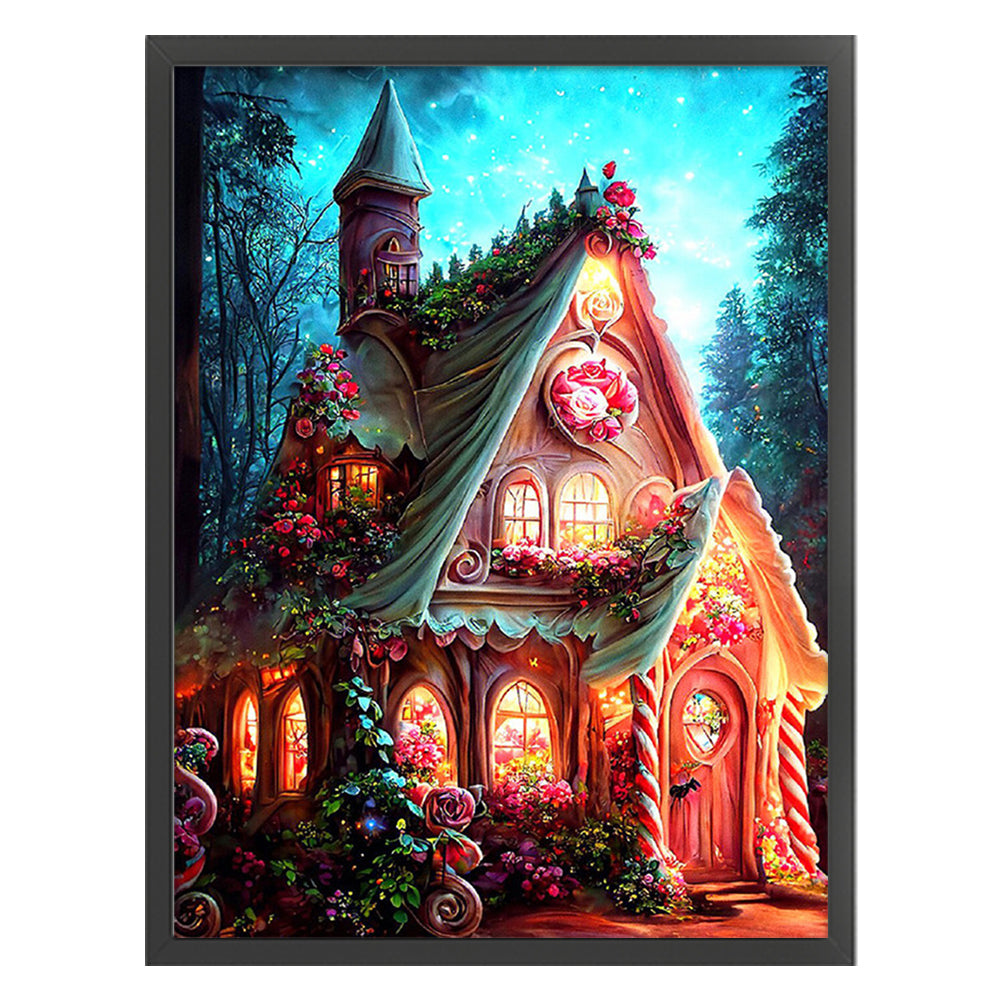 Dream House - 11CT Stamped Cross Stitch 50*65CM