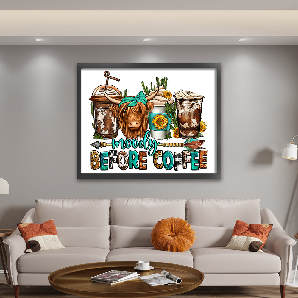 Niuniu Ice Cream Cup - 11CT Stamped Cross Stitch 70*55CM