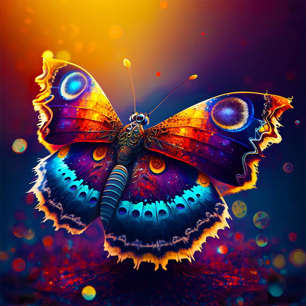 Butterfly - Full AB Dril Square Diamond Painting 30*30CM