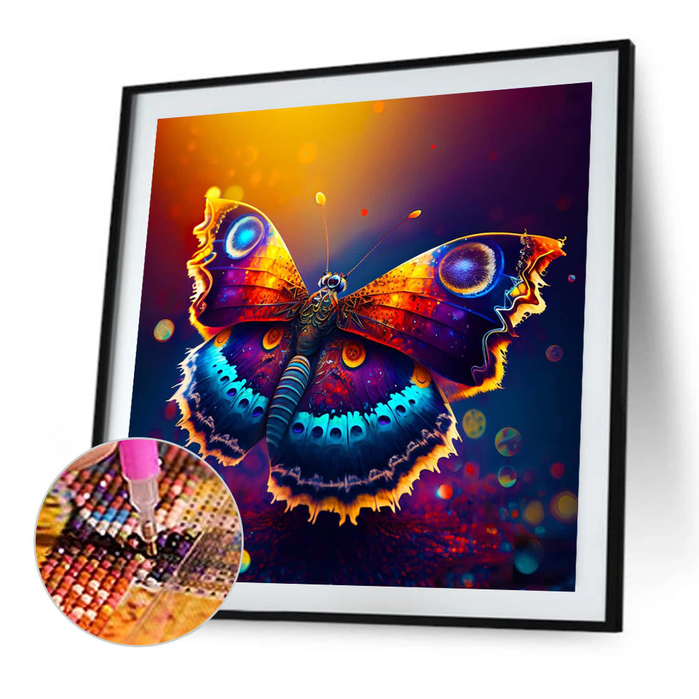 Butterfly - Full AB Dril Square Diamond Painting 30*30CM