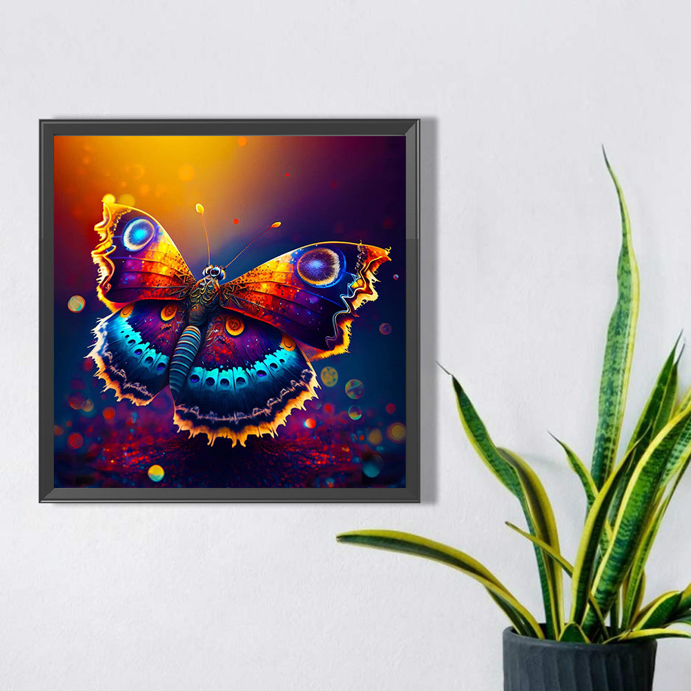 Butterfly - Full AB Dril Square Diamond Painting 30*30CM