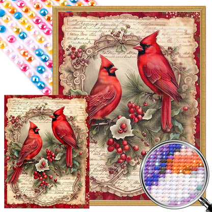 Cardinal - Full AB Dril Square Diamond Painting 30*40CM