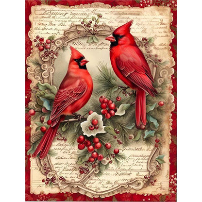 Cardinal - Full AB Dril Square Diamond Painting 30*40CM