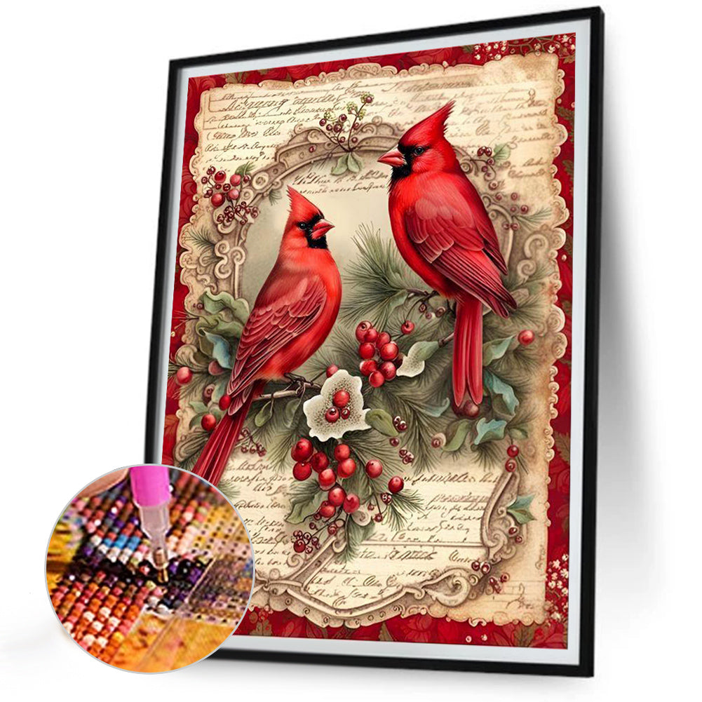 Cardinal - Full AB Dril Square Diamond Painting 30*40CM