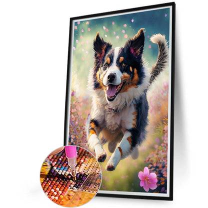 Running Dog - Full AB Dril Round Diamond Painting 40*60CM