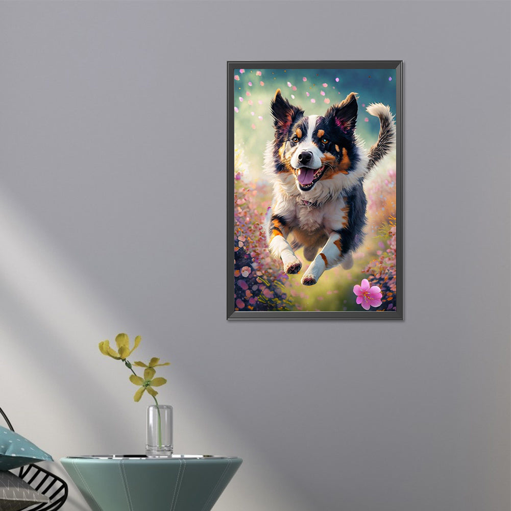 Running Dog - Full AB Dril Round Diamond Painting 40*60CM