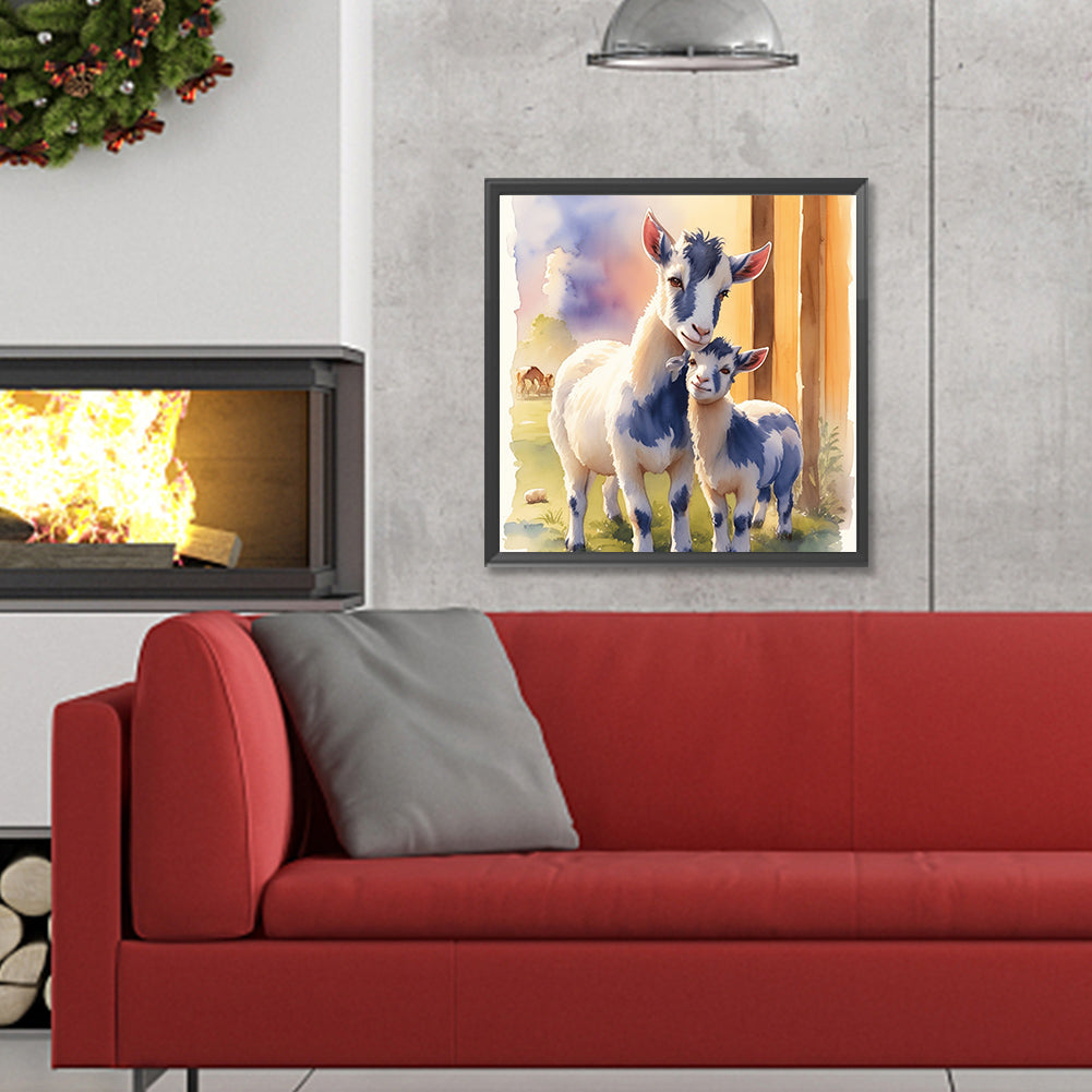 Farm Animals - Full Round Drill Diamond Painting 30*30CM
