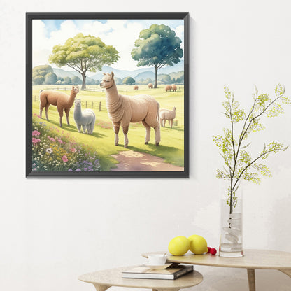 Farm Animals - Full Round Drill Diamond Painting 30*30CM