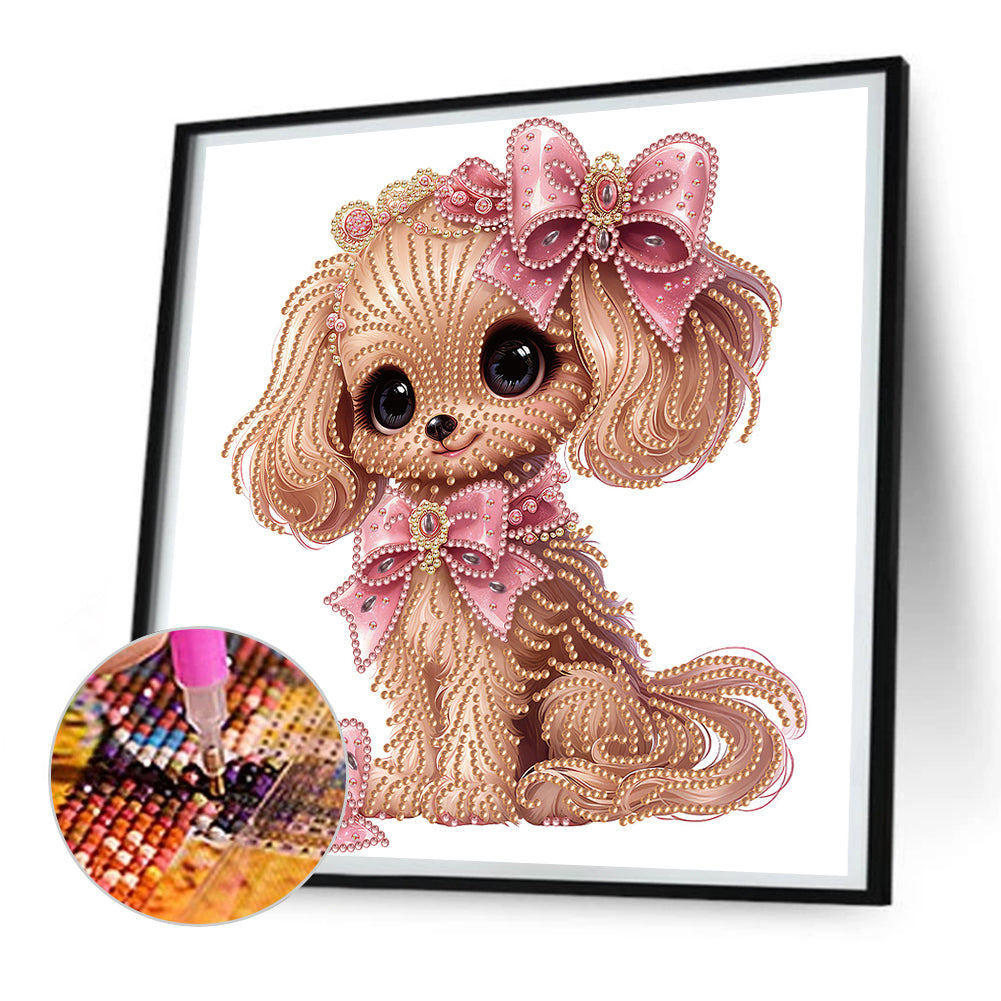 Exquisite Puppy - Special Shaped Drill Diamond Painting 30*30CM